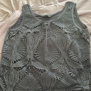NWOT crochet tank